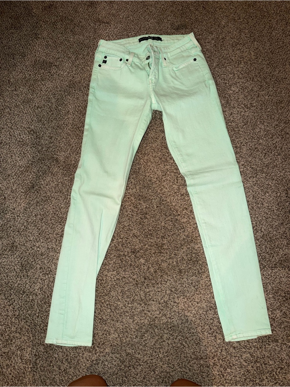 Big Star Mint Green Skinny Jeans